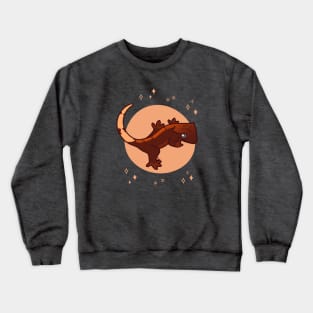 Flame Crested Gecko - Red Bicolor Crewneck Sweatshirt